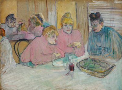 The Ladies in the Dining Room by Henri de Toulouse Lautrec